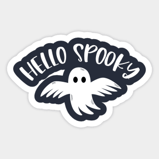 Hello Spooky Sticker